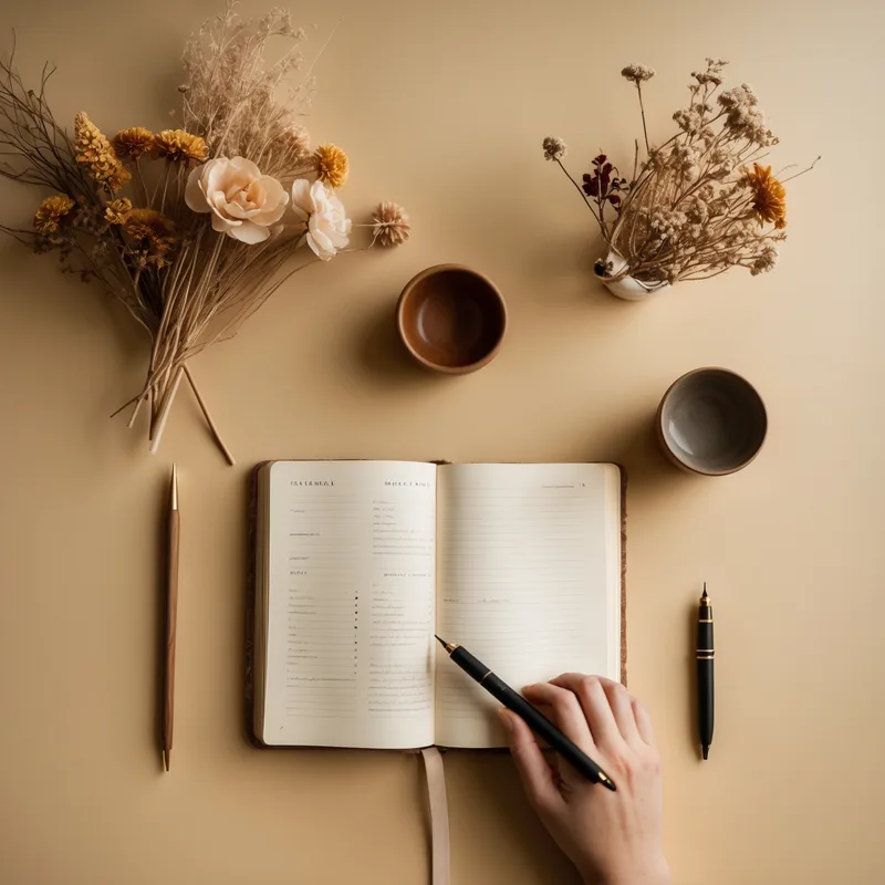 Bureau avec fleurs — ambiance travail sereine